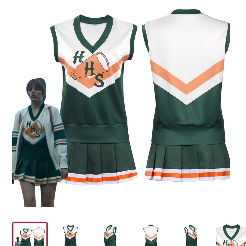 Chrissy from stranger things costume. Top and skirt only. Size large.